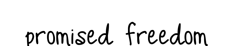 Promised Freedom Font Download Free